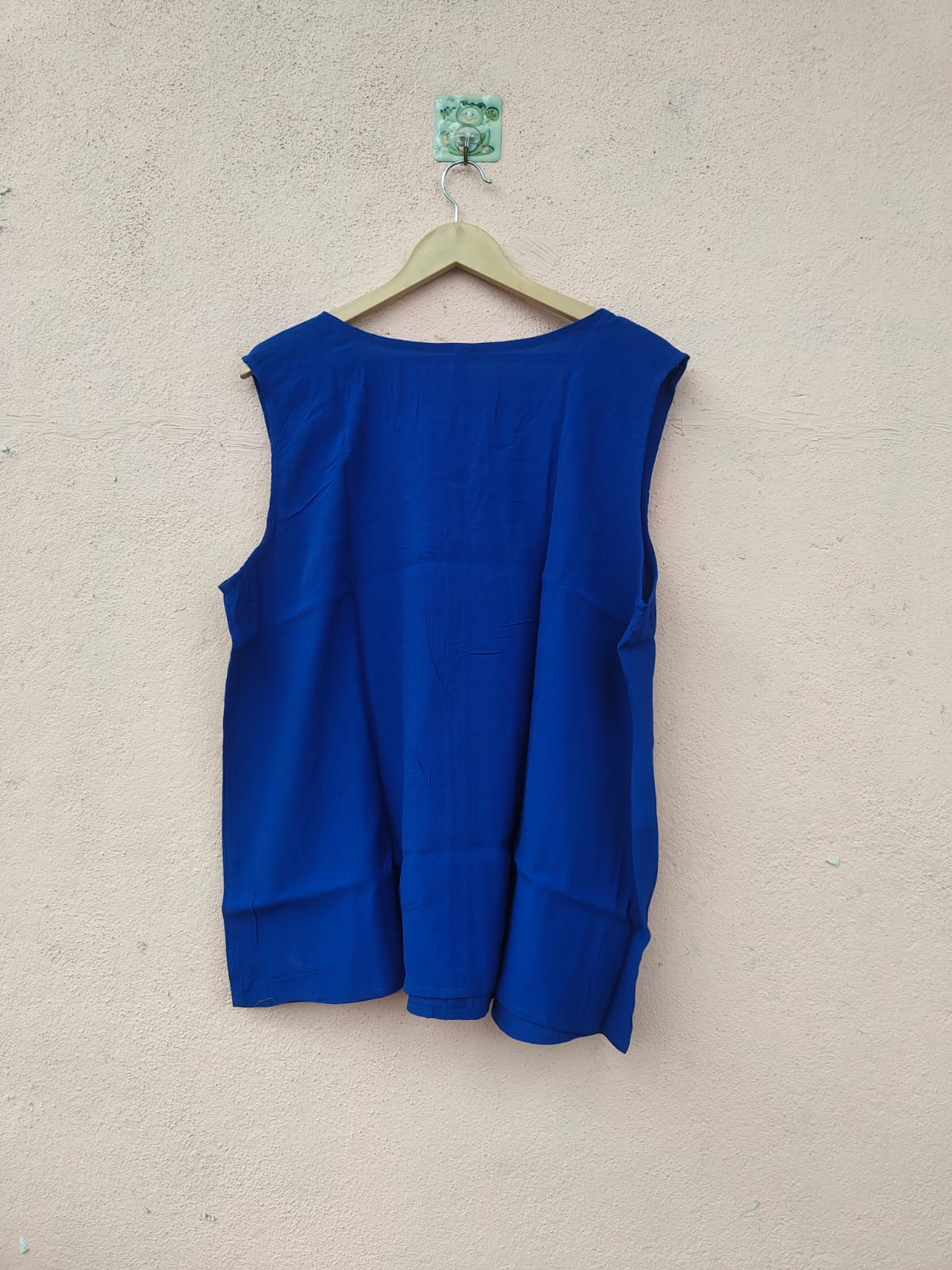 Solid Cobalt Sleeveless Top