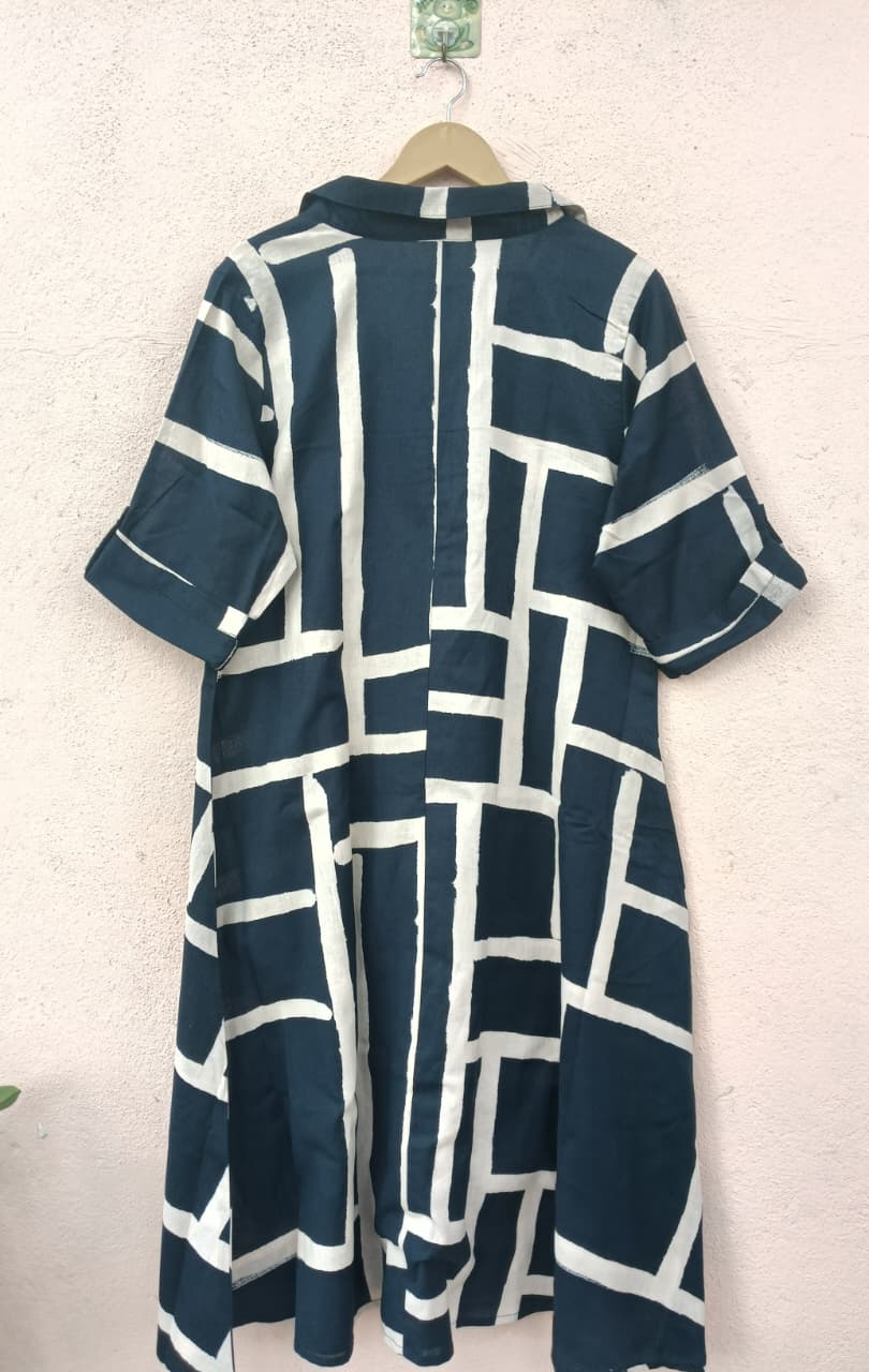 Navy Shirt Dress