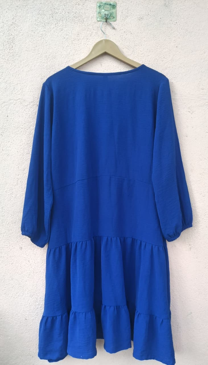 Solid Cobalt Dress