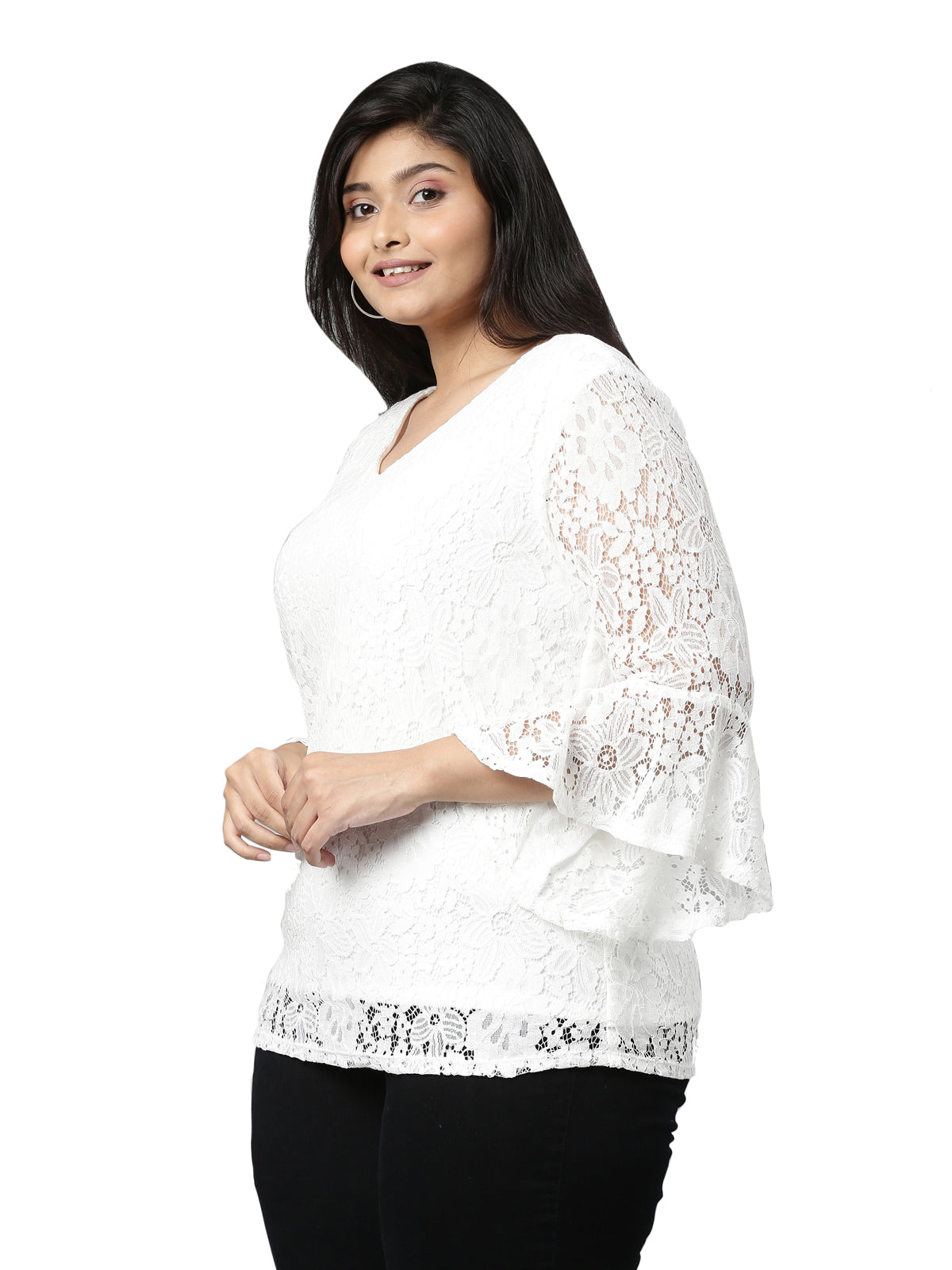 White Lace Top