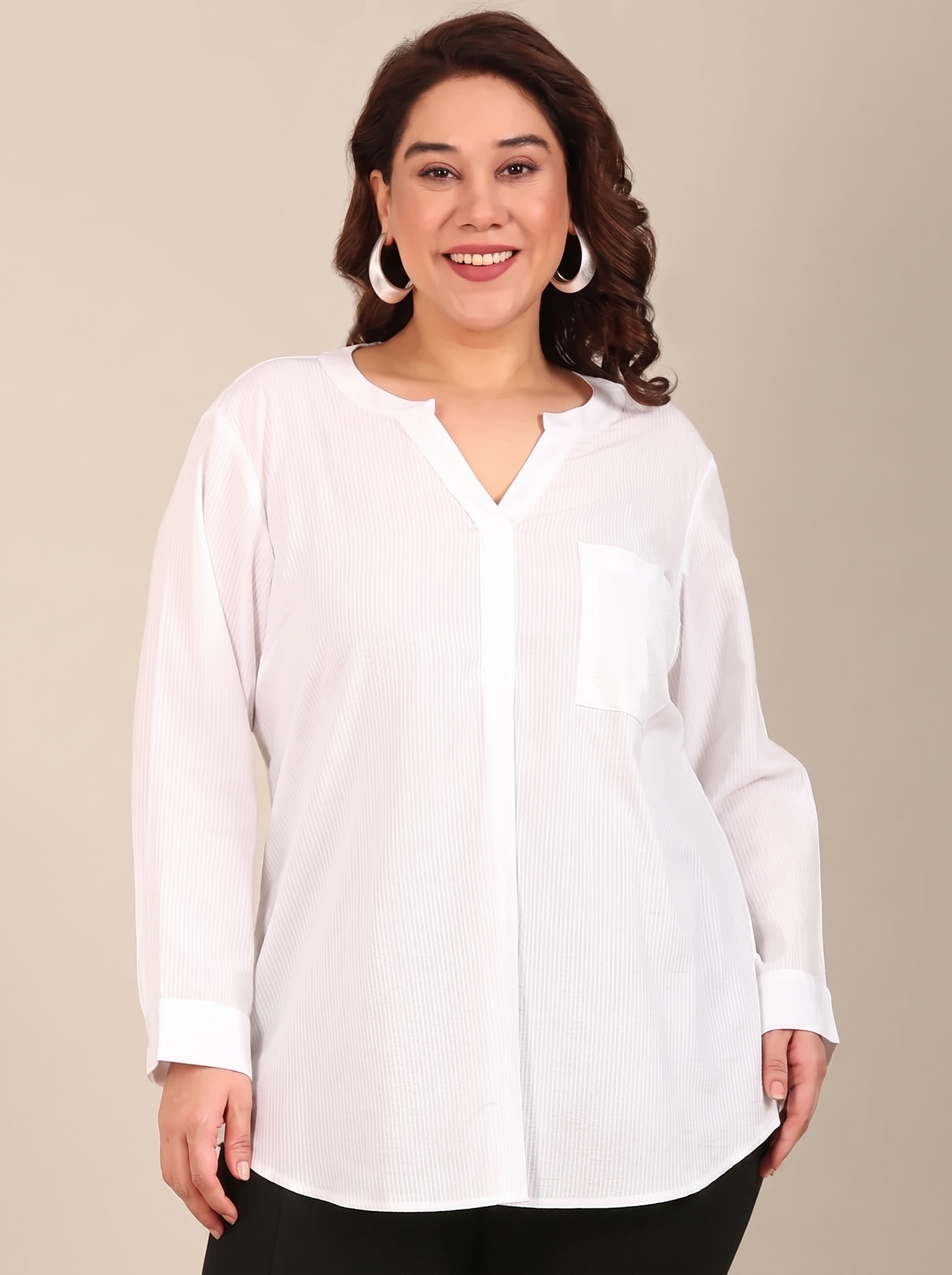 Classic White Cotton Top