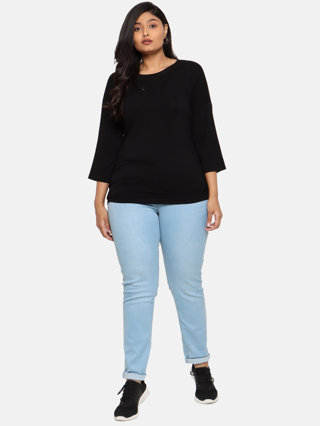 Black Full Sleeves T Shirt