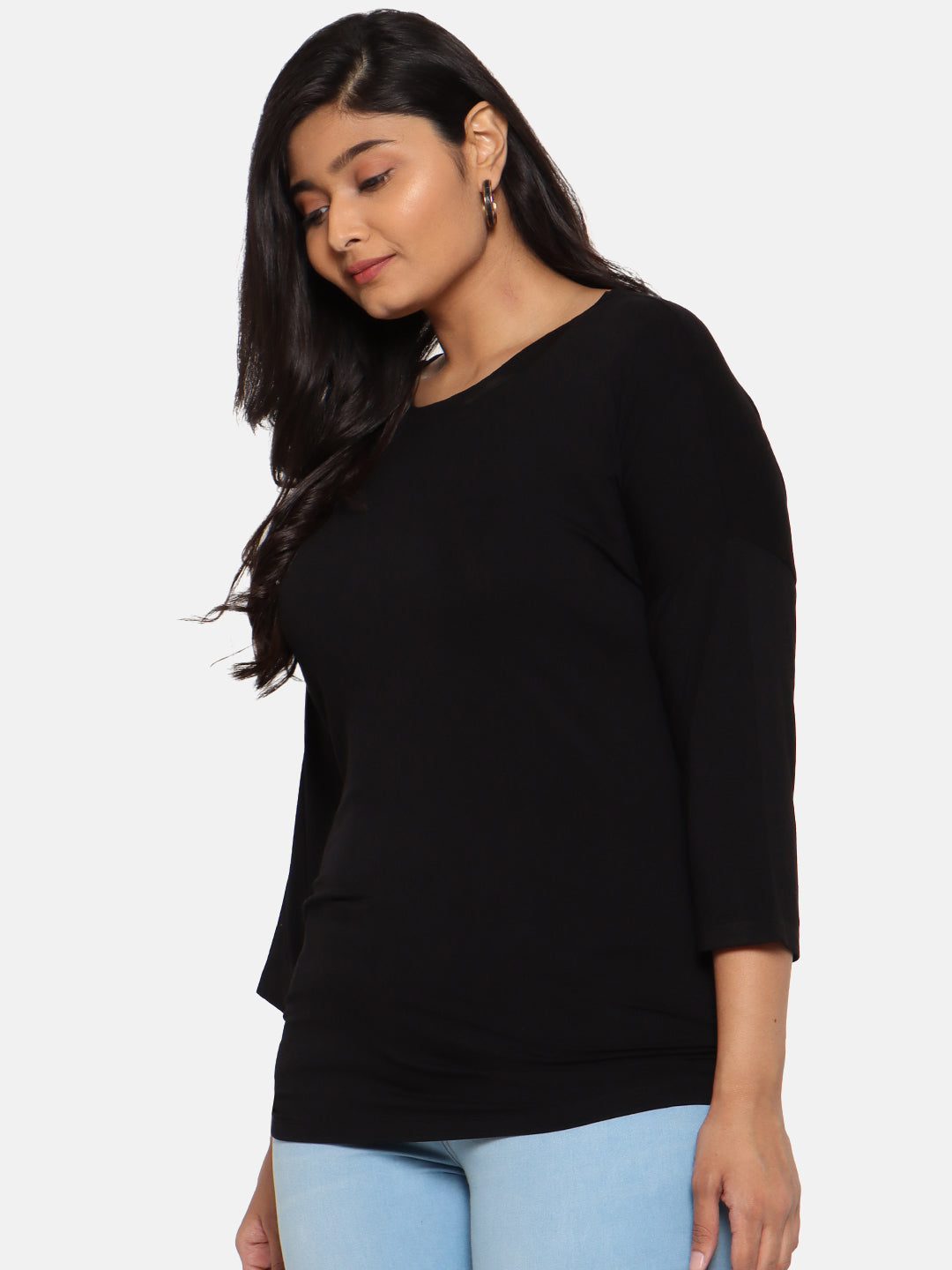 Black Full Sleeves T Shirt