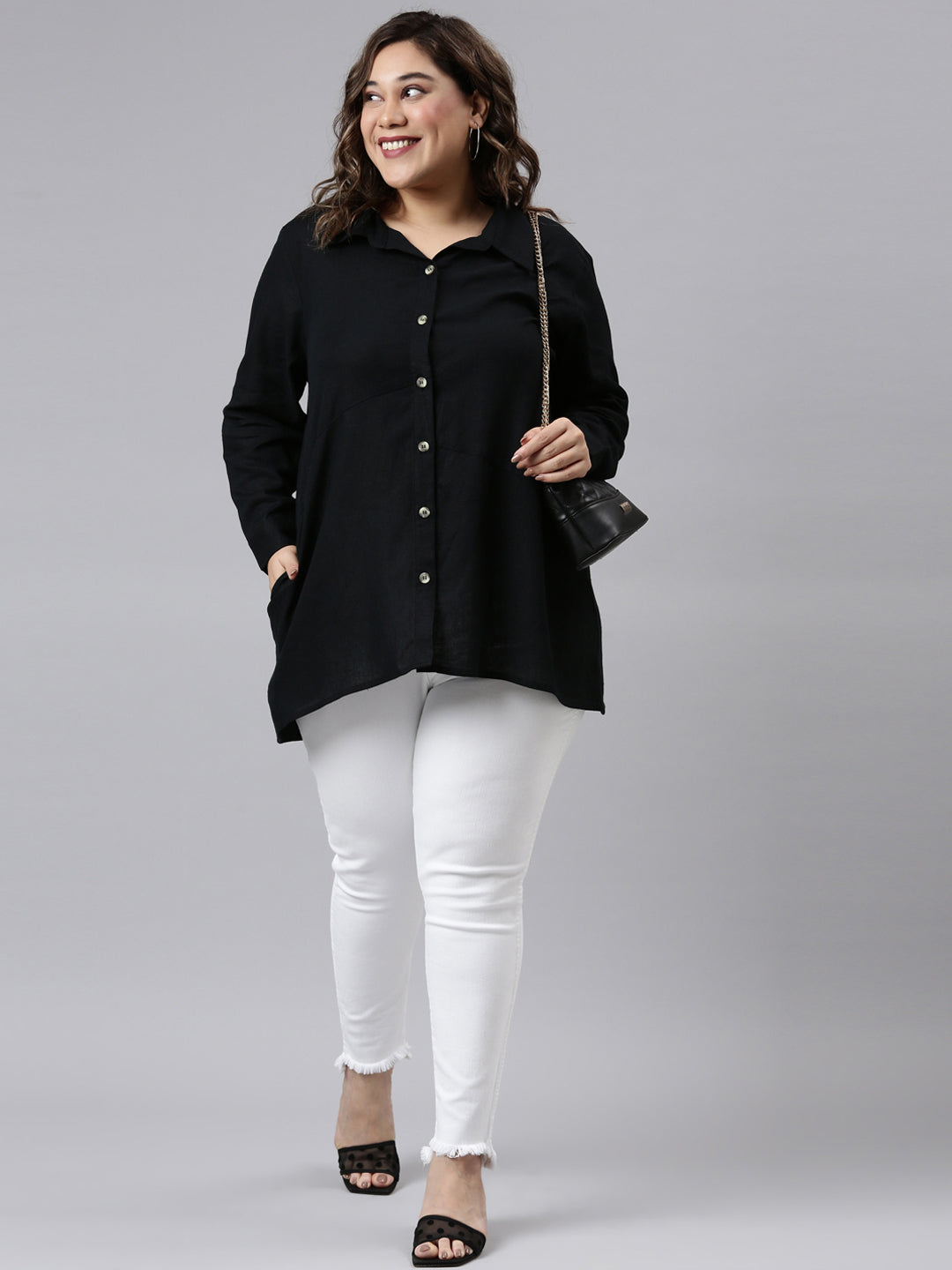 Black Long Shirt