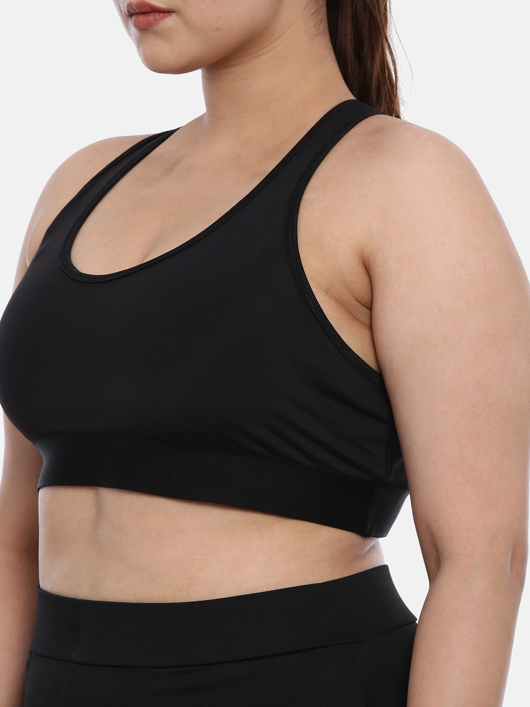Lounge And Sports Bra-Black