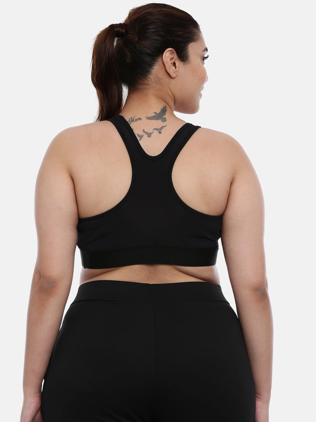 Lounge And Sports Bra-Black