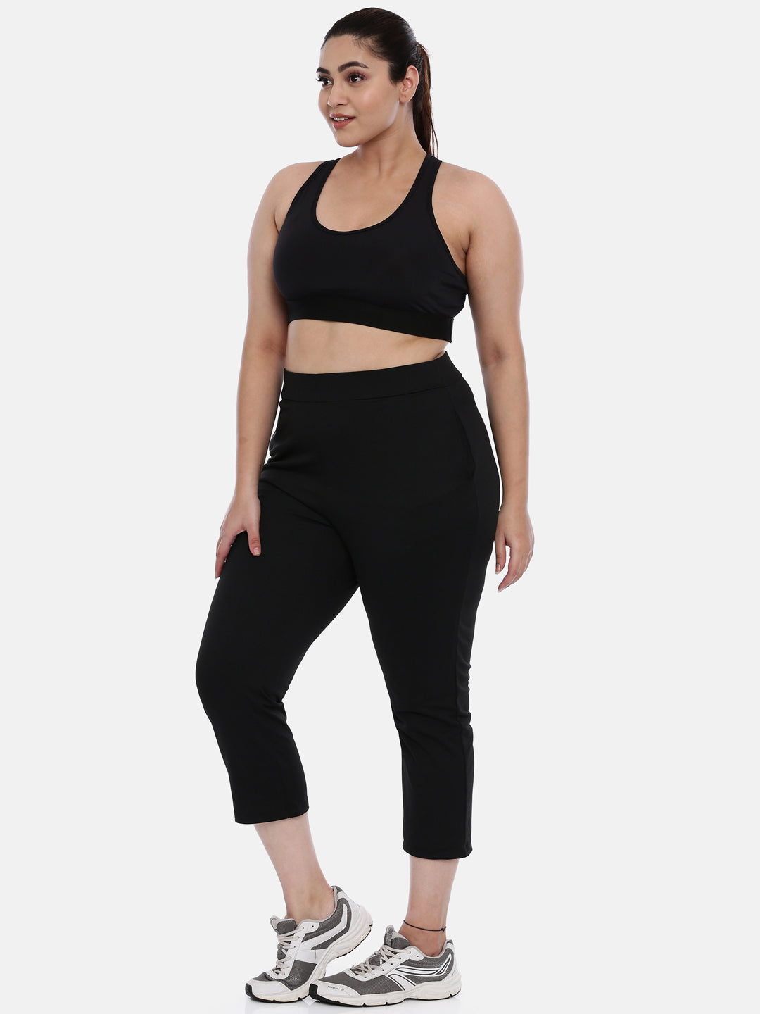 Lounge And Sports Bra-Black