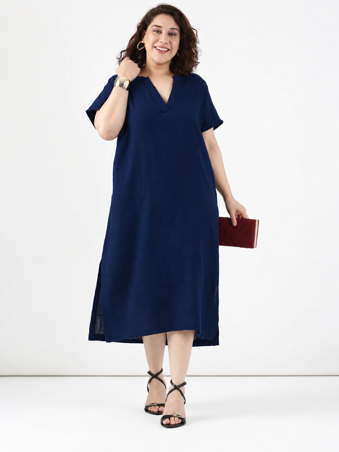 Cyan Navy Maxi Dress