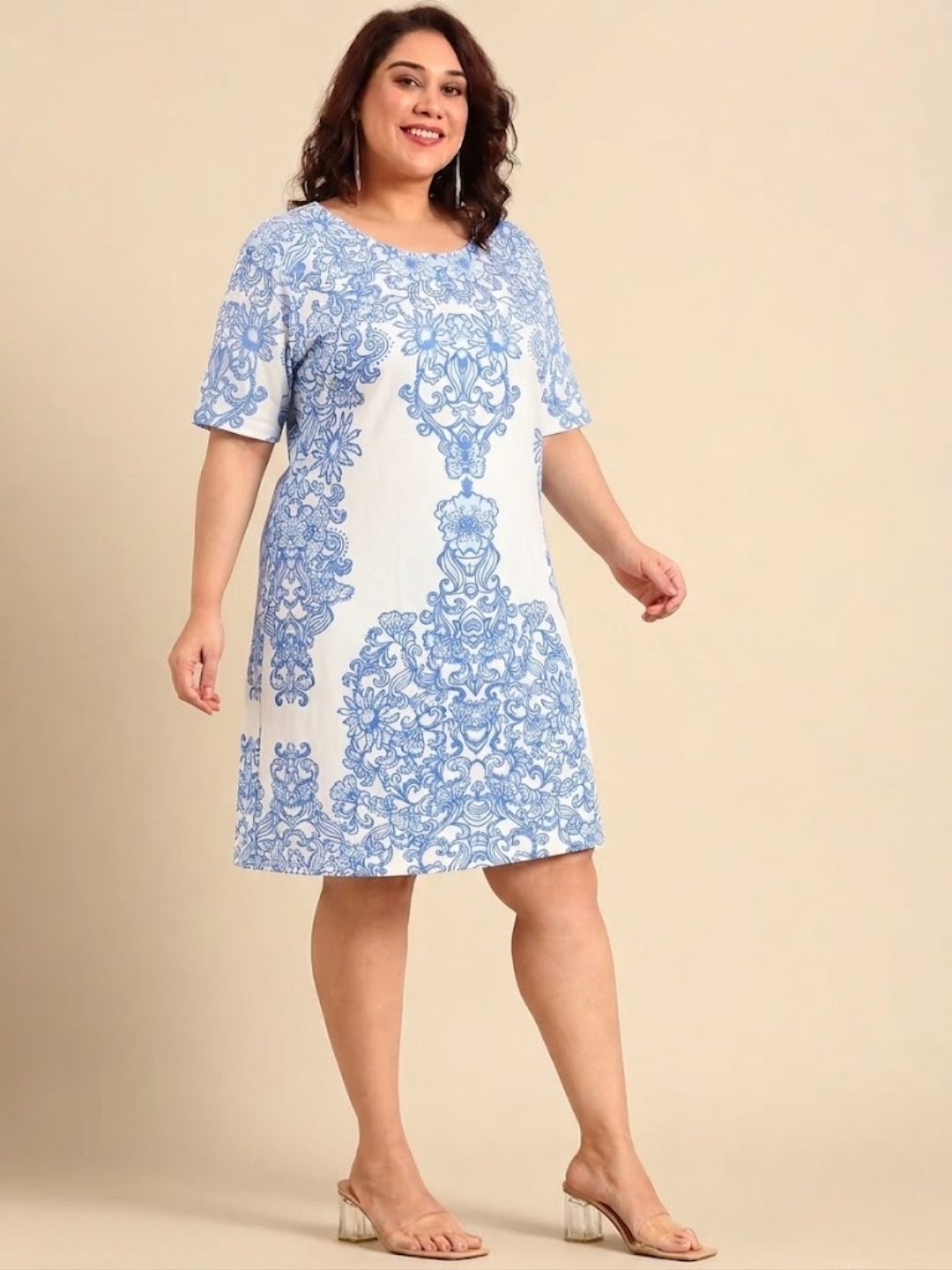 Floral Print Sheath Dress