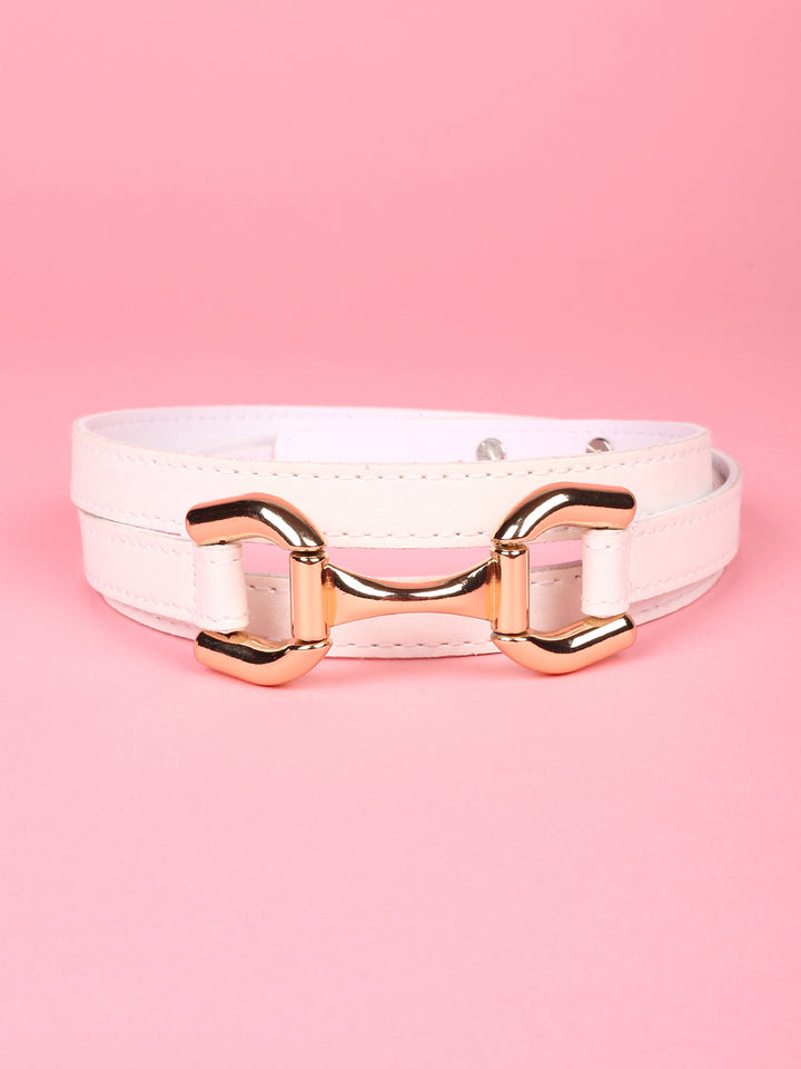 White PU Belt