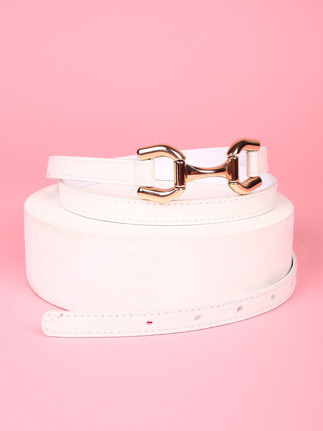 White PU Belt