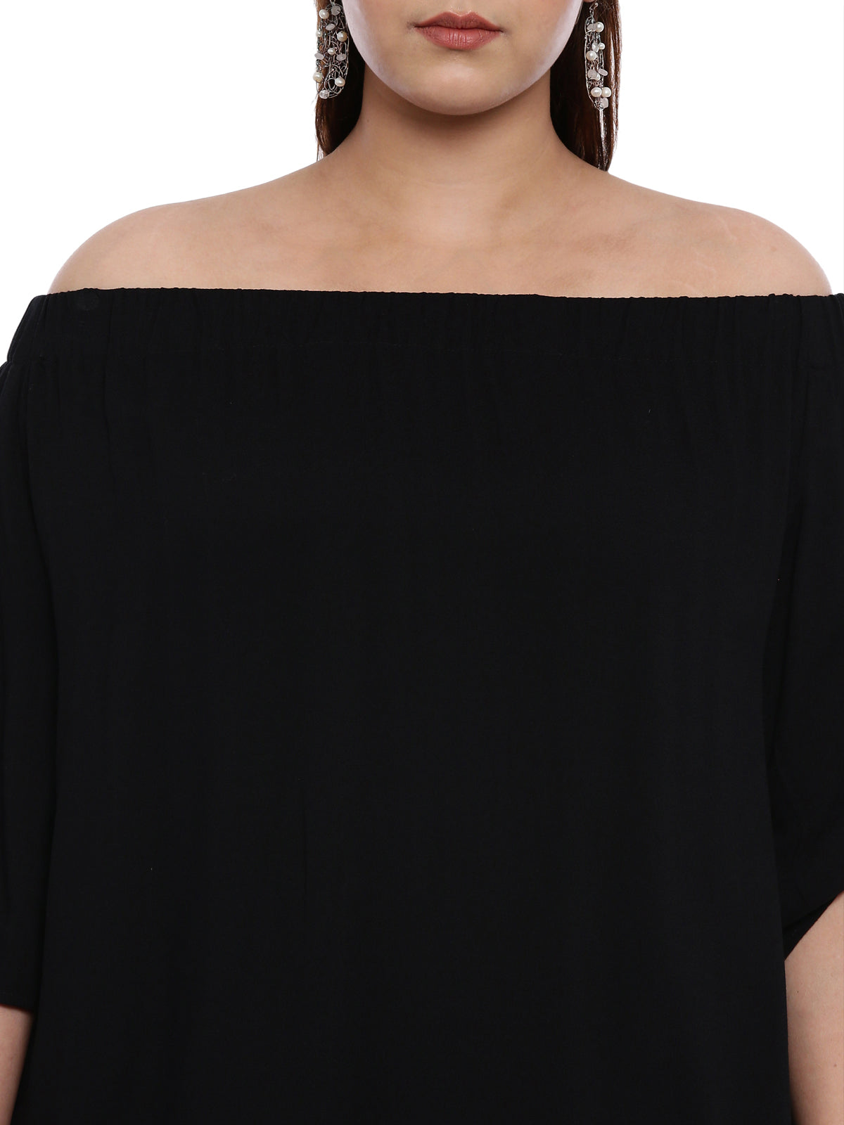 Black Off-Shoulder Top