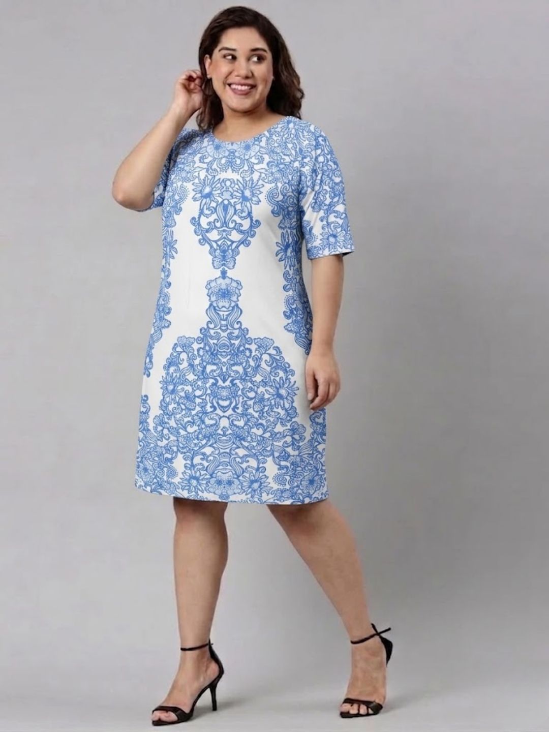 Floral Print Sheath Dress