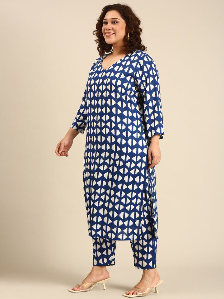 Geometric Printed Kurta