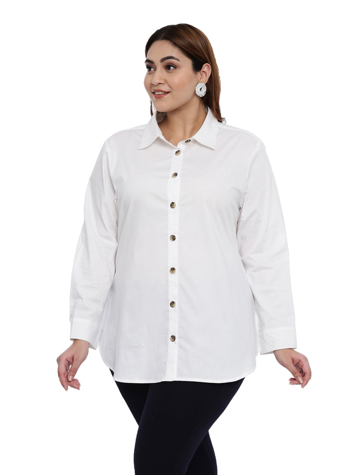 Oxford Cotton White Shirt