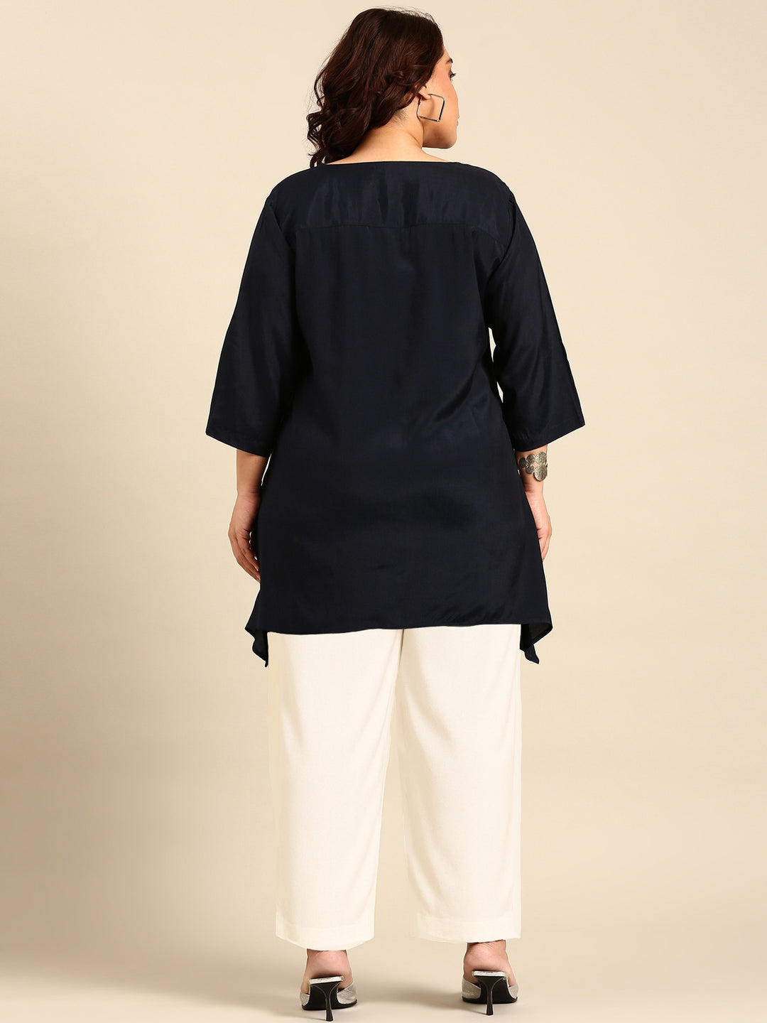 Navy Fishcut Tunic