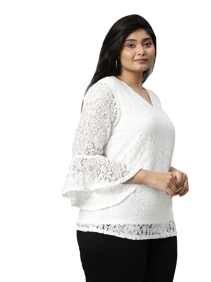 White Lace Top