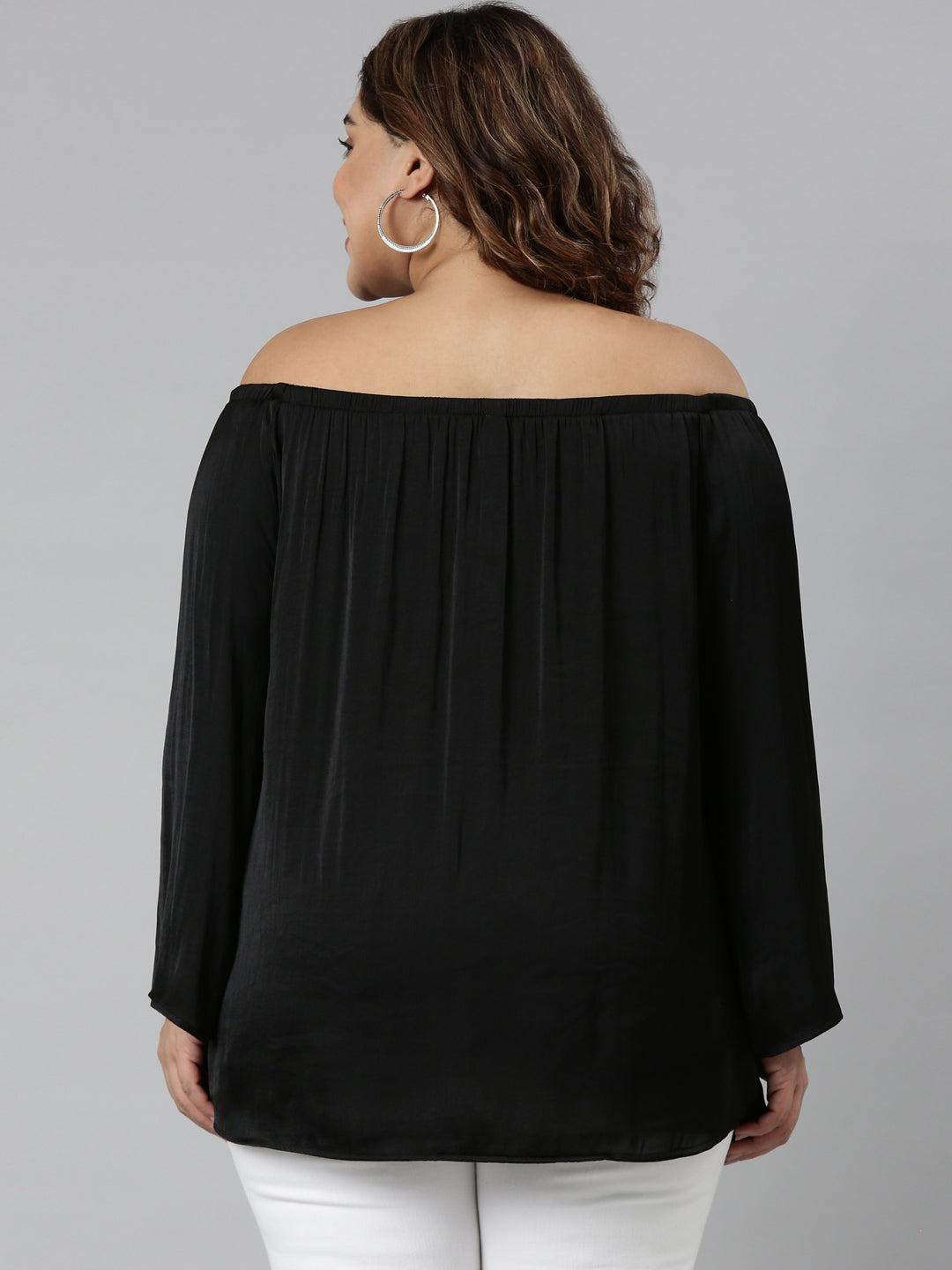 Black Off Shoulder Top