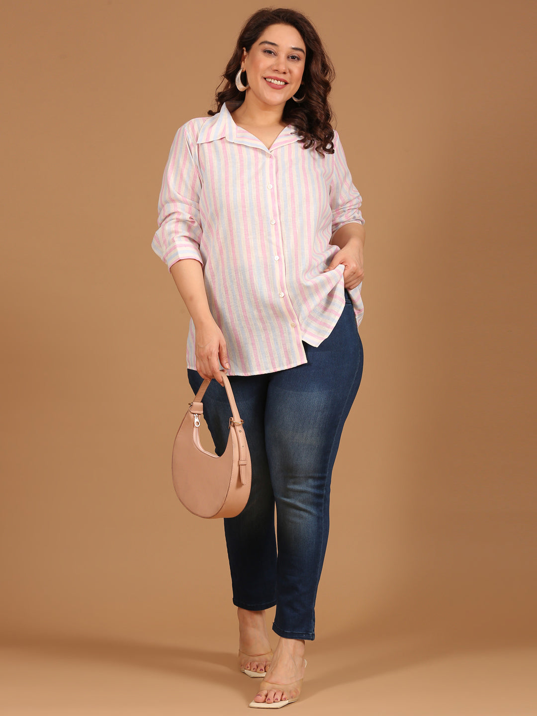 Linen Multi-Stripe Shirt