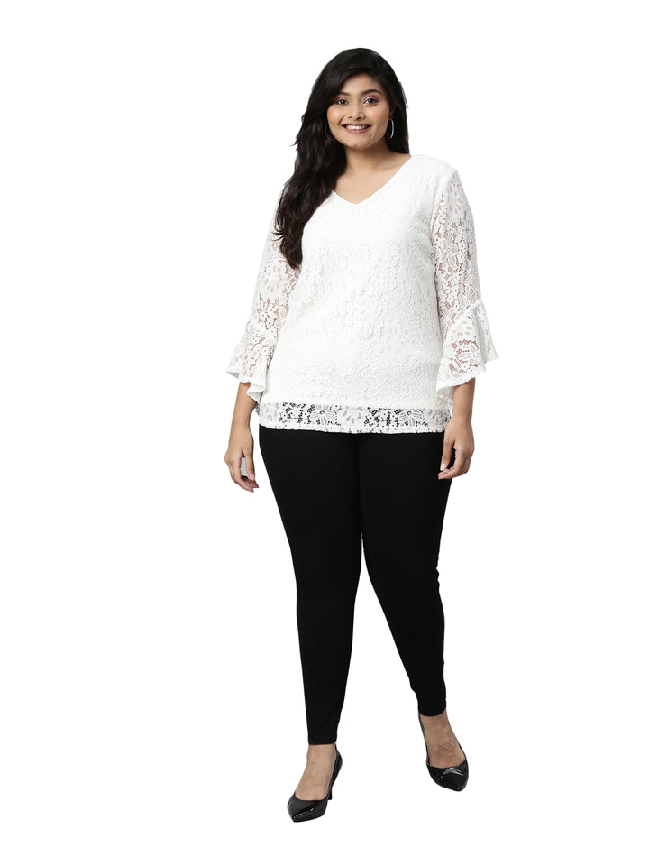 White Lace Top