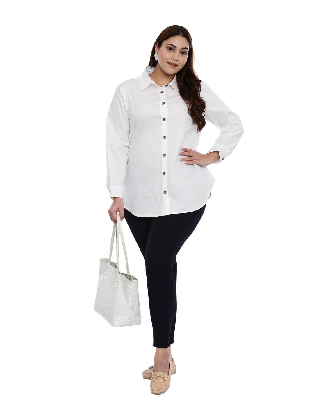 Oxford Cotton White Shirt