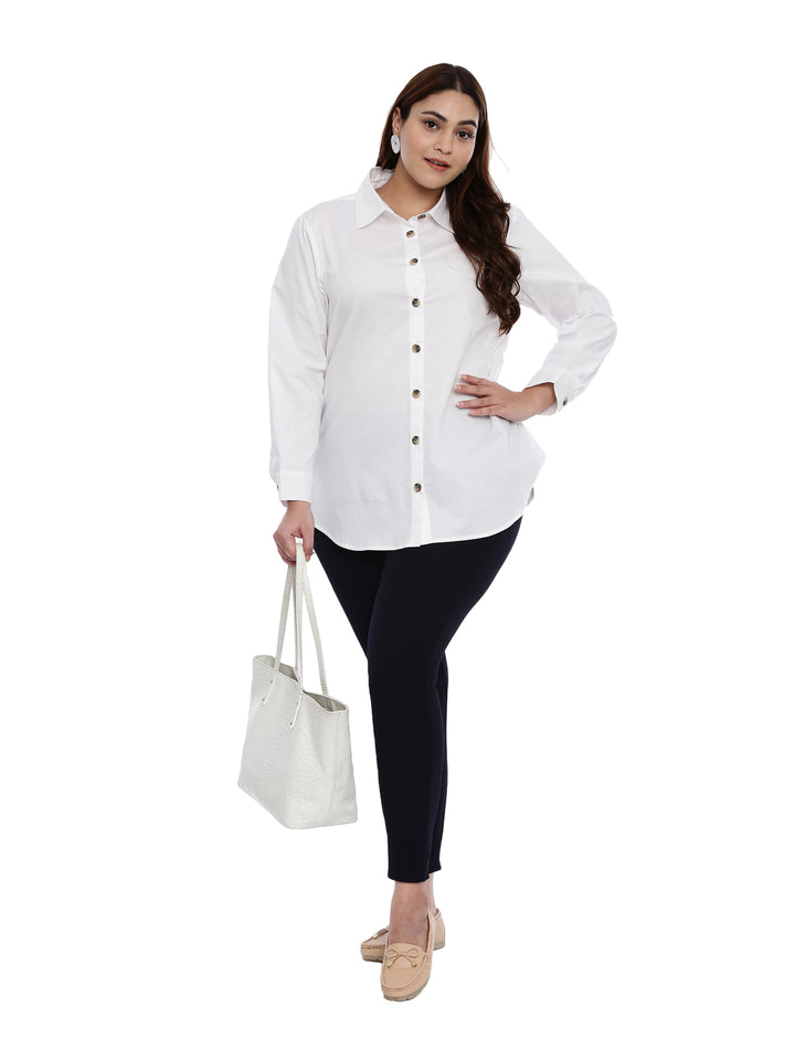 Oxford Cotton White Shirt