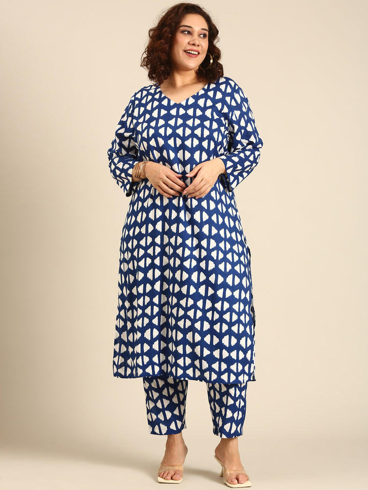 Geometric Printed Kurta