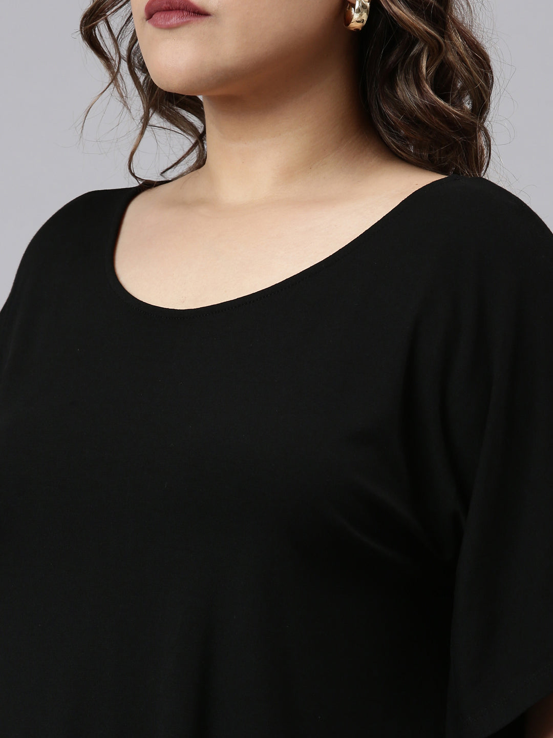 Black Kaftan Top