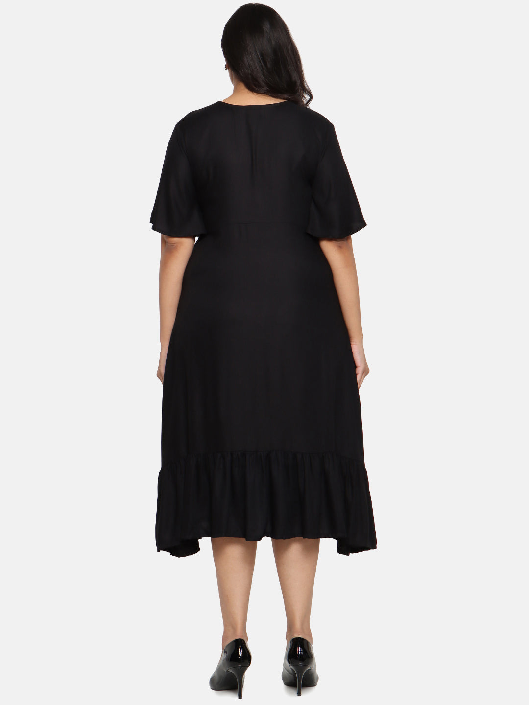 A Line Viscose Dress2