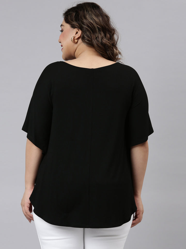 BASIC BLACK KAFTAN