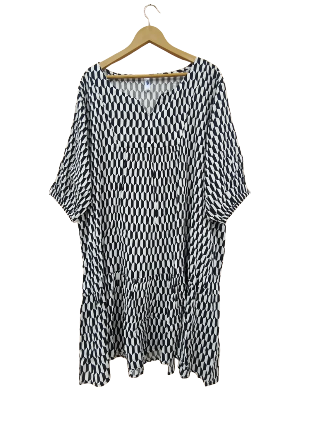 Classic Black and White Dress