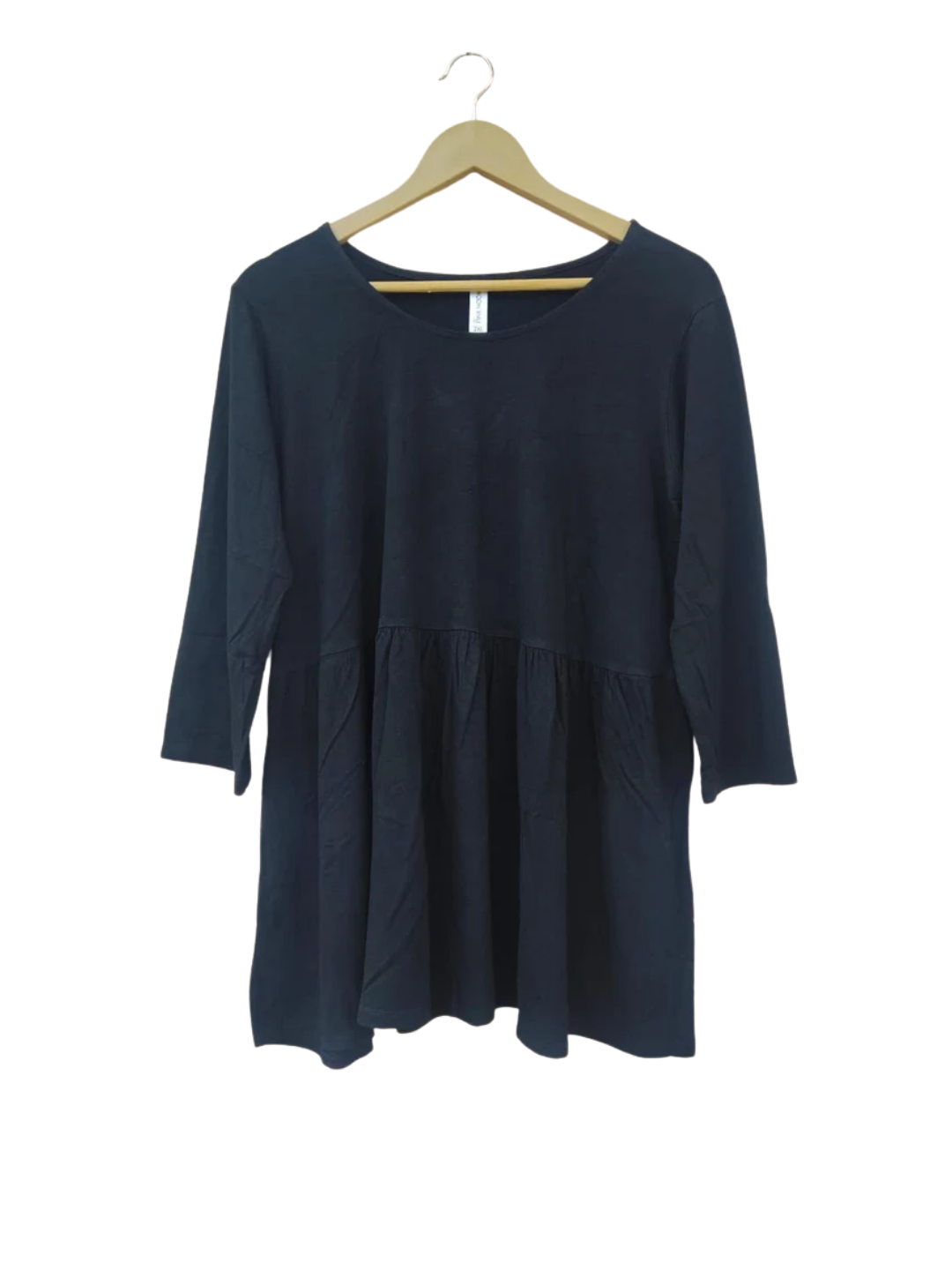 Black Relaxed Fit Tunic