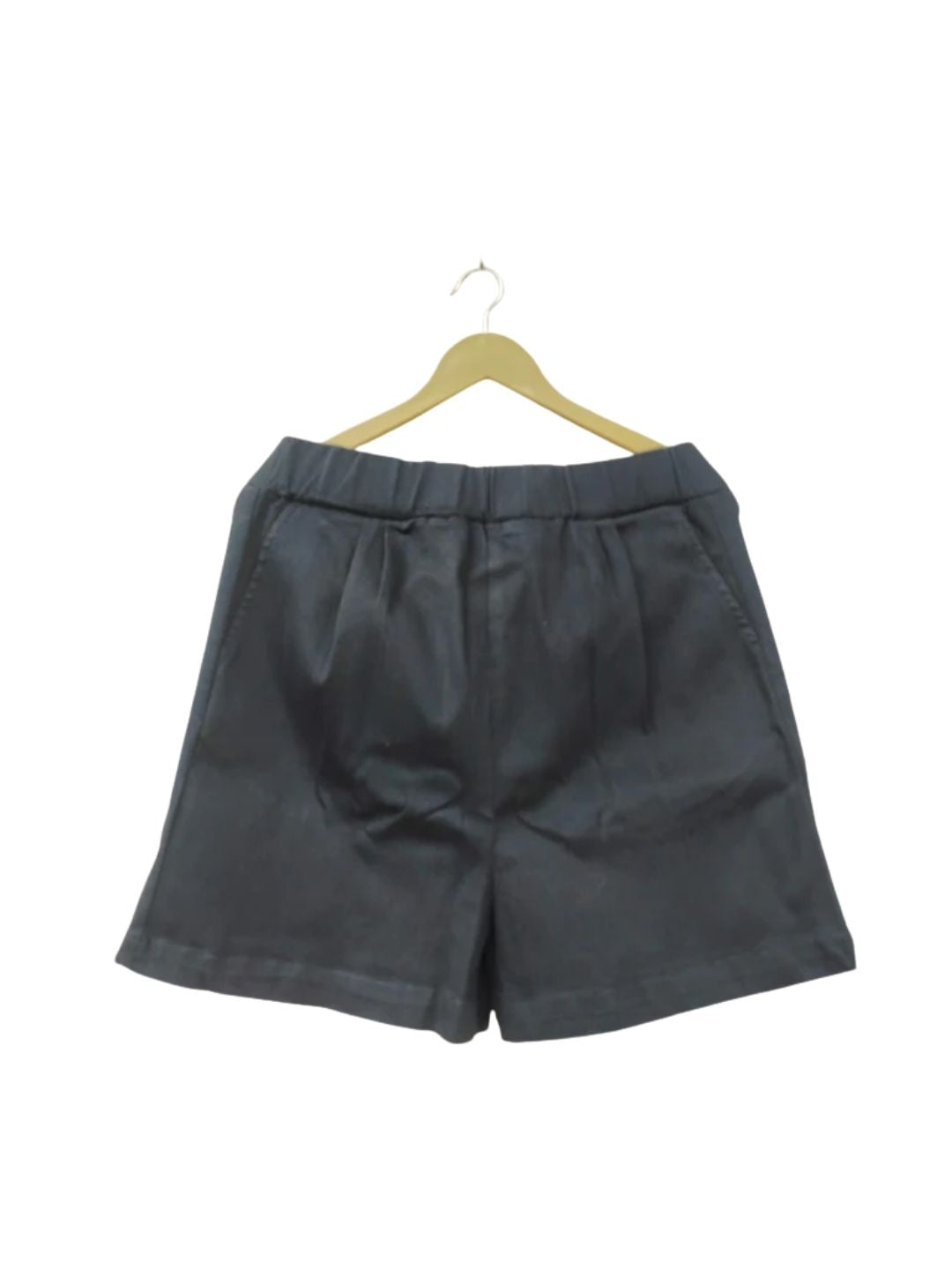Classic Black Denim Shorts
