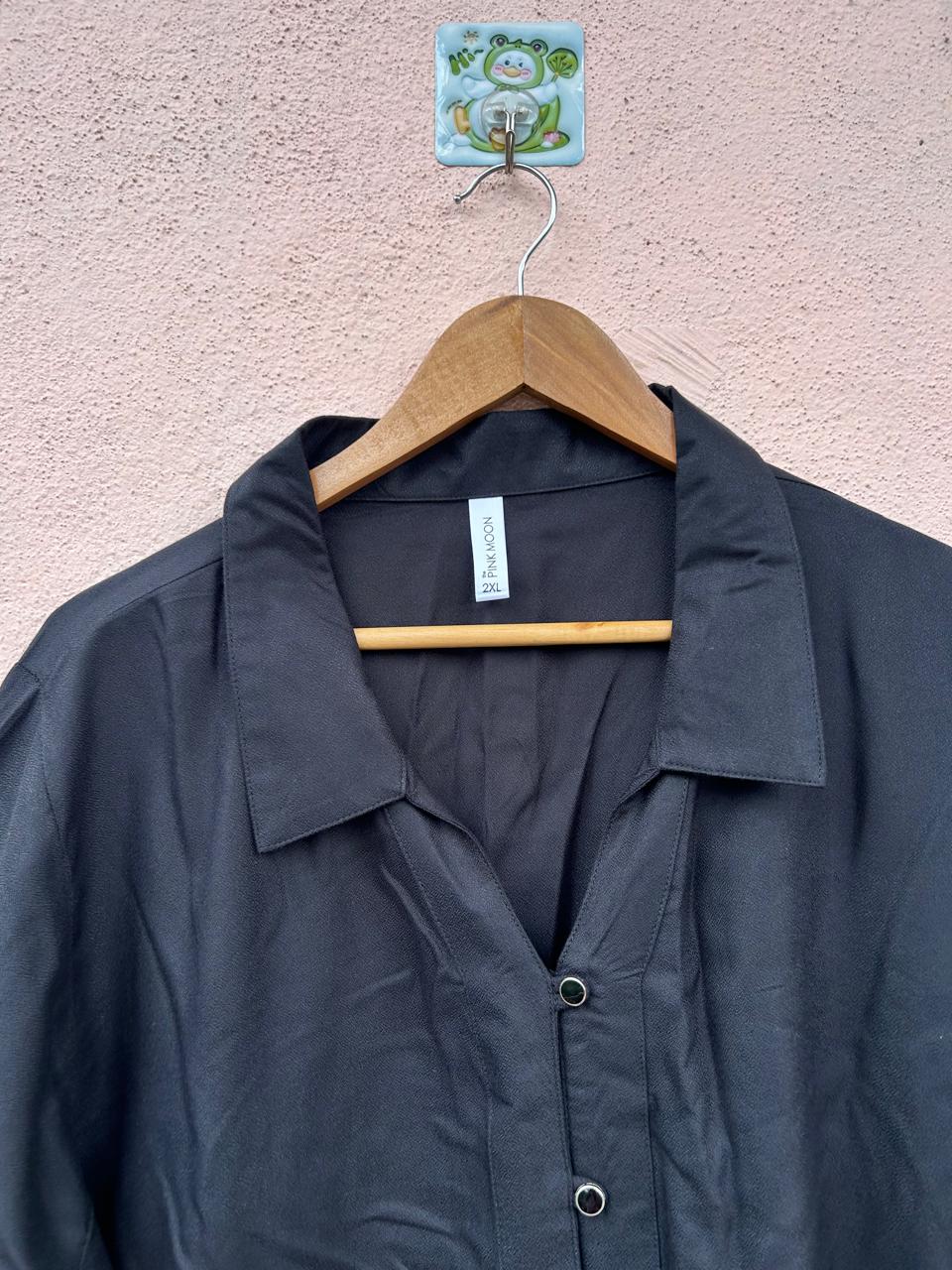 Black Button-Up Shirt1