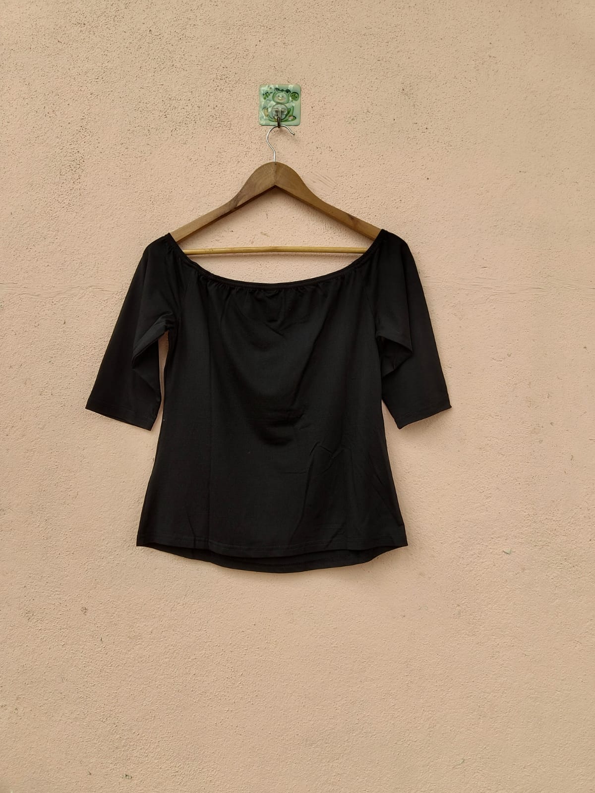 Black Off Shoulder Top2
