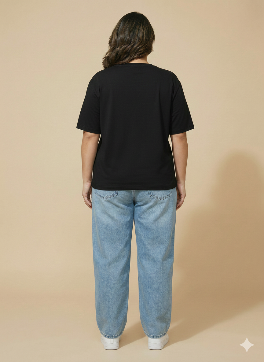 Black Oversized T-Shirt