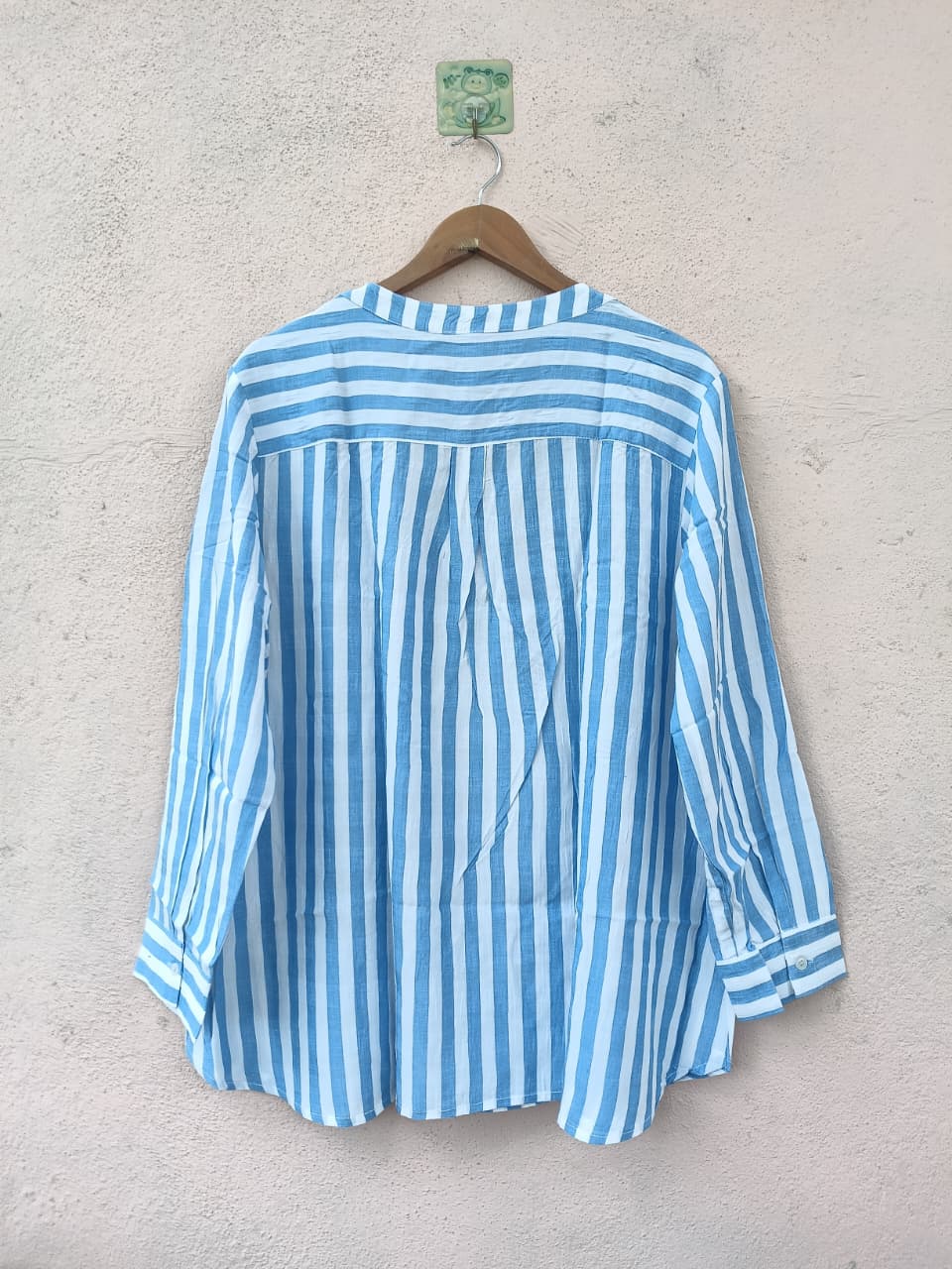 Blue & White Striped Top