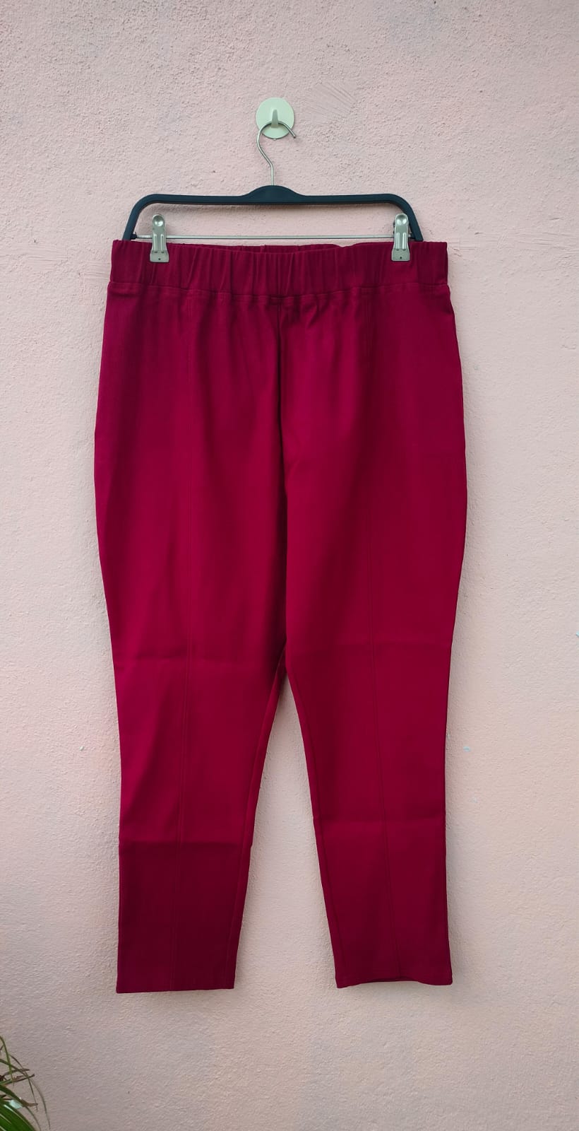 Burgundy Stretchable Pants