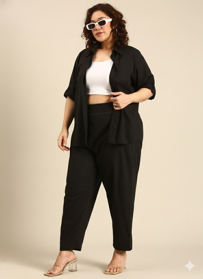 Black Co-Ord Set (2 Piece)
