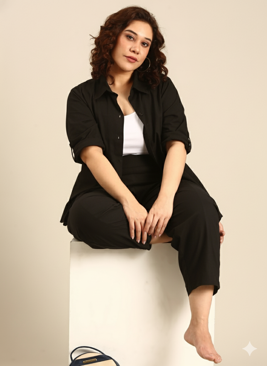 Black Co-ord Set (2 Piece)