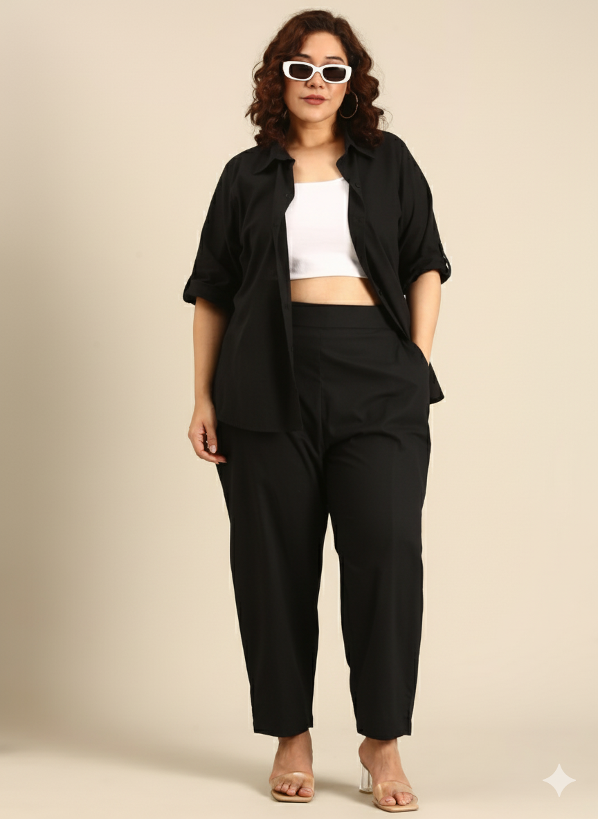 Black Co-ord Set (2 Piece)