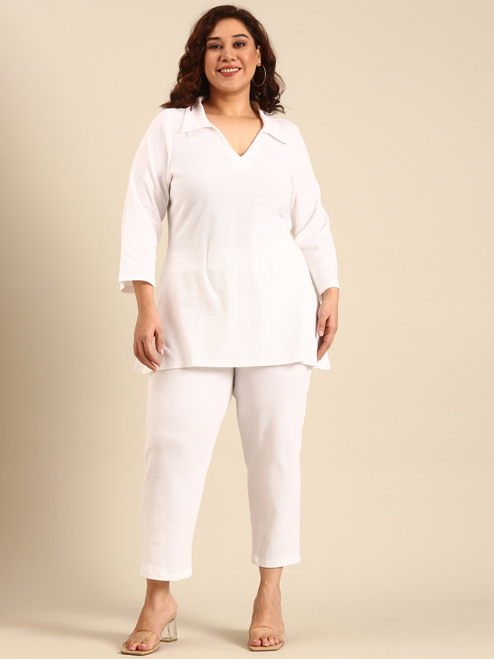 White Cotton Co-Ord Set