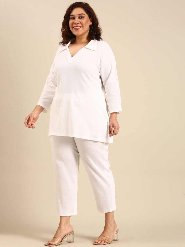 White Cotton Co-Ord Set