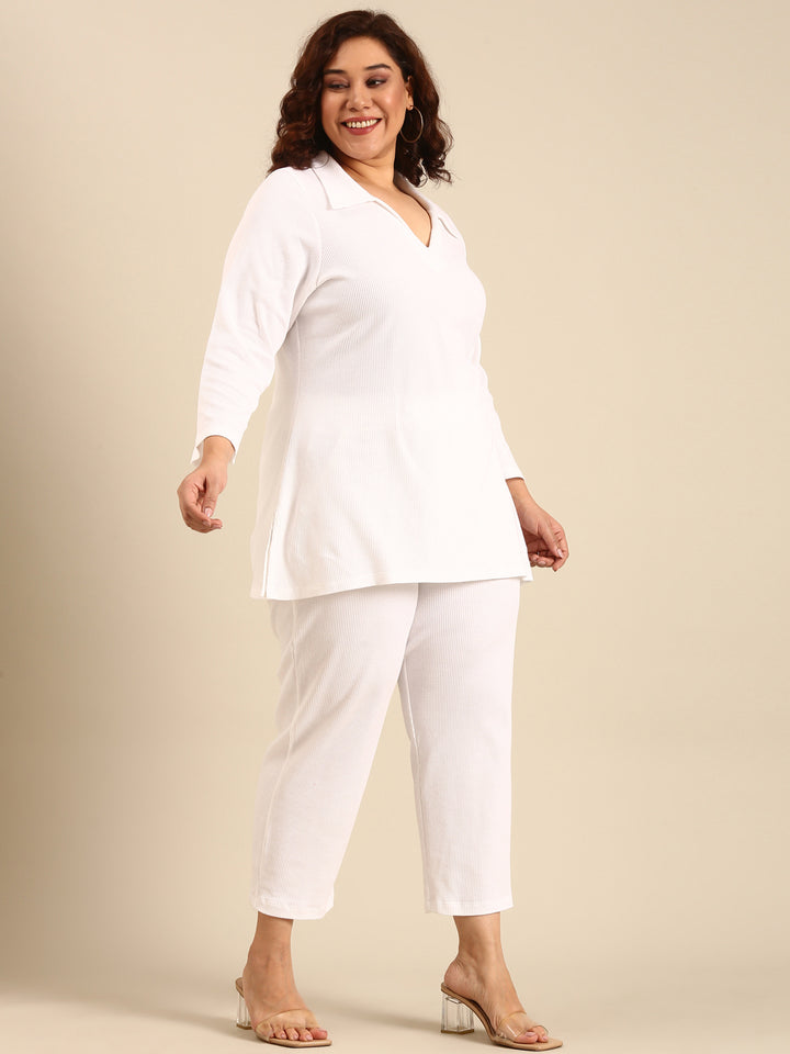 White Cotton Co-Ord Set