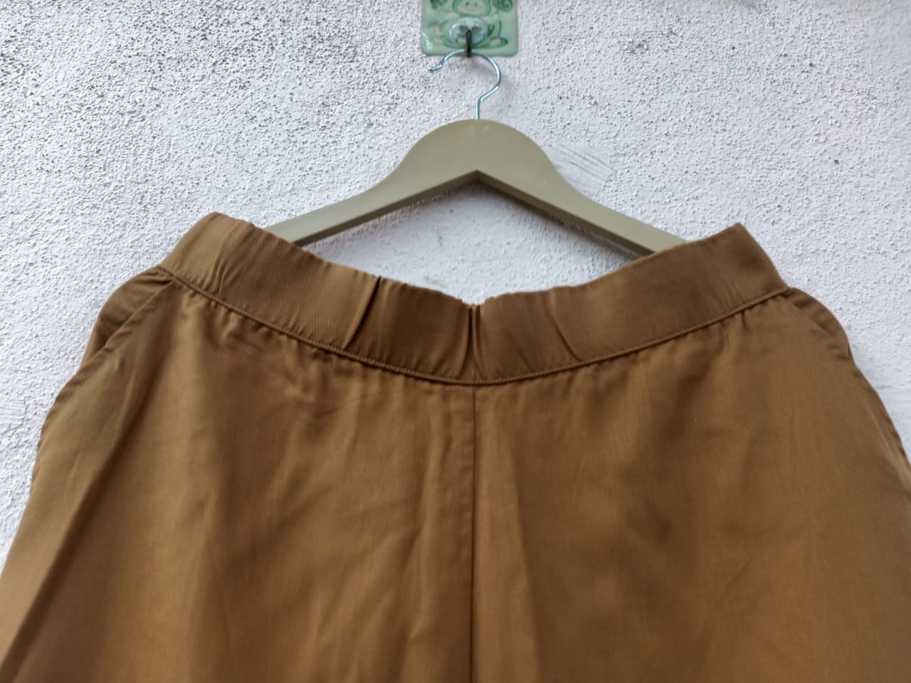 Camel Brown Wide-Leg Palazzo