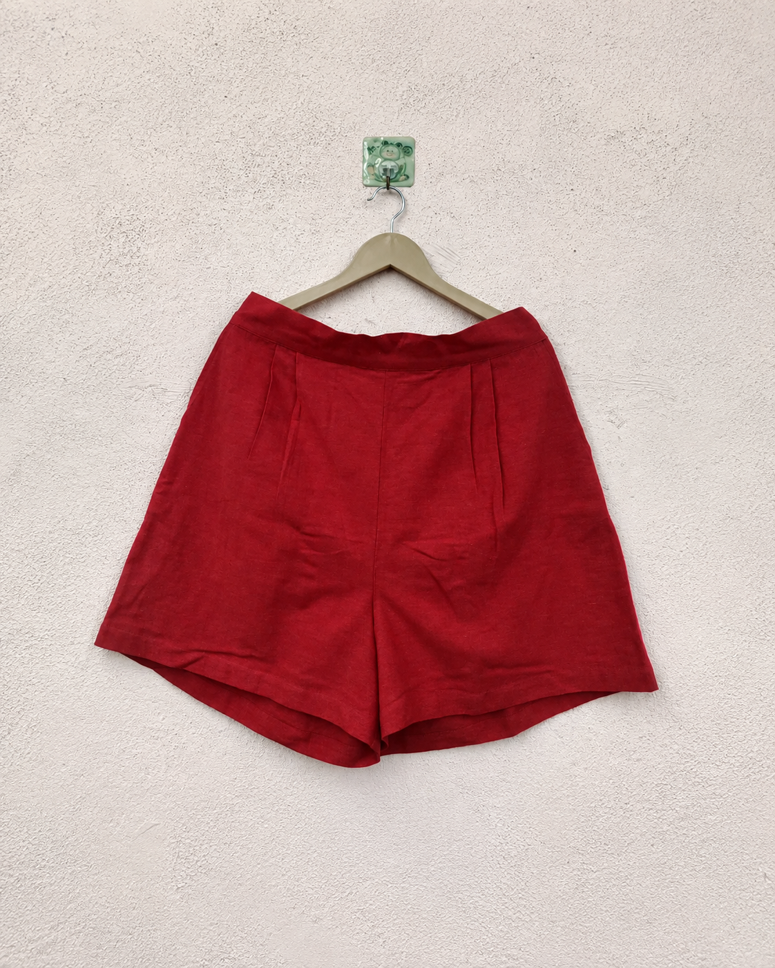 Solid Red Shorts