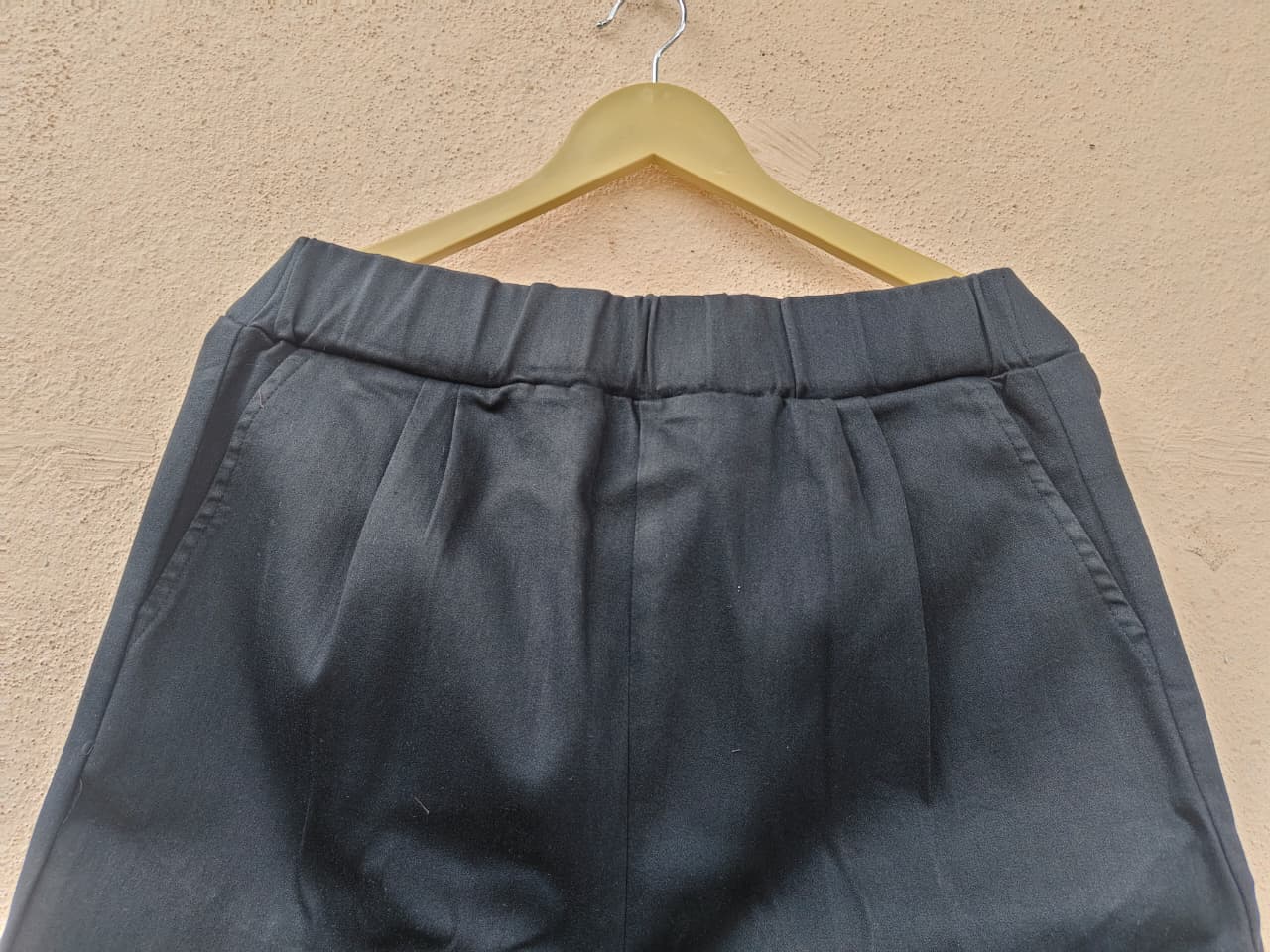 Classic Black Denim Shorts