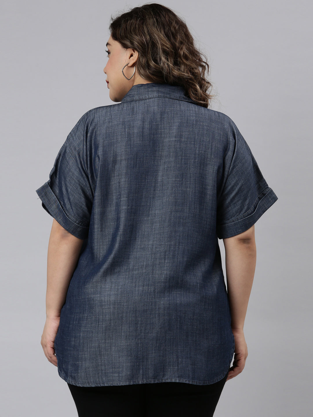 Classic Blue Tencel Shirt