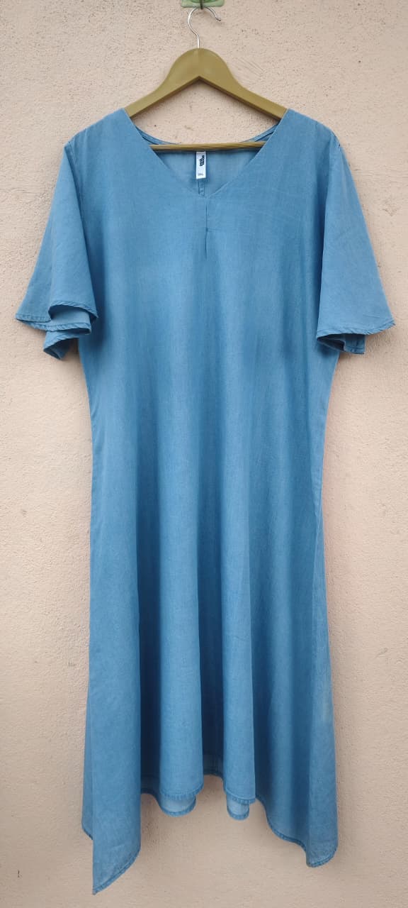 Classic Light Blue Denim Dress