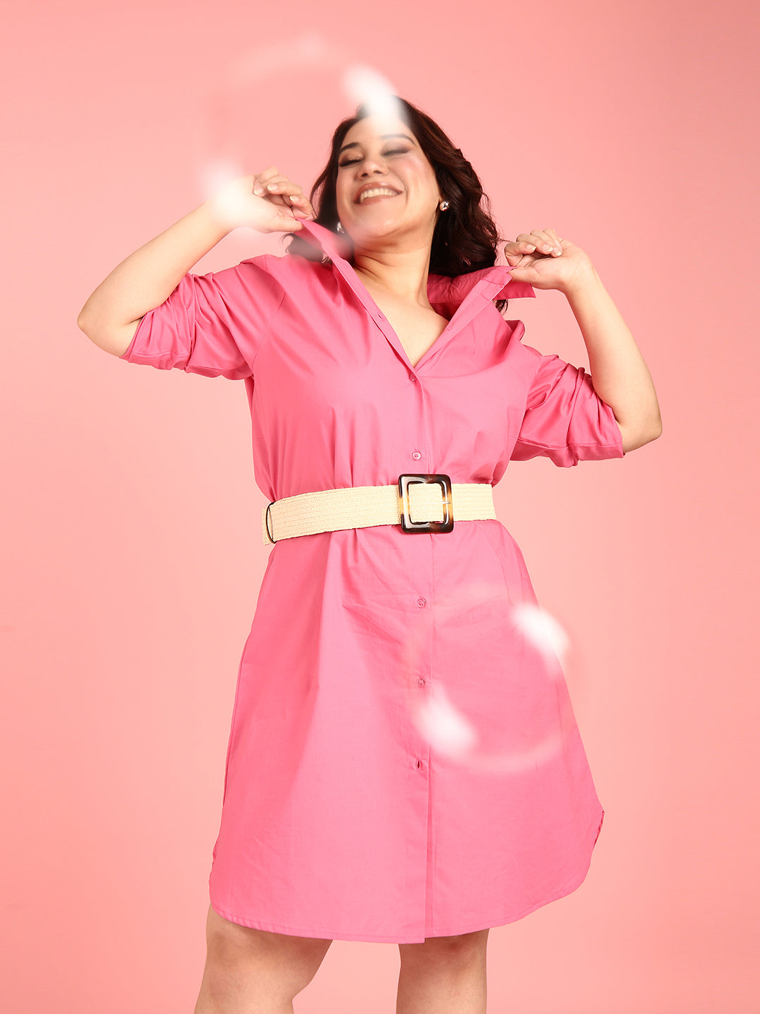 Cotton Poplin Shirt Dress